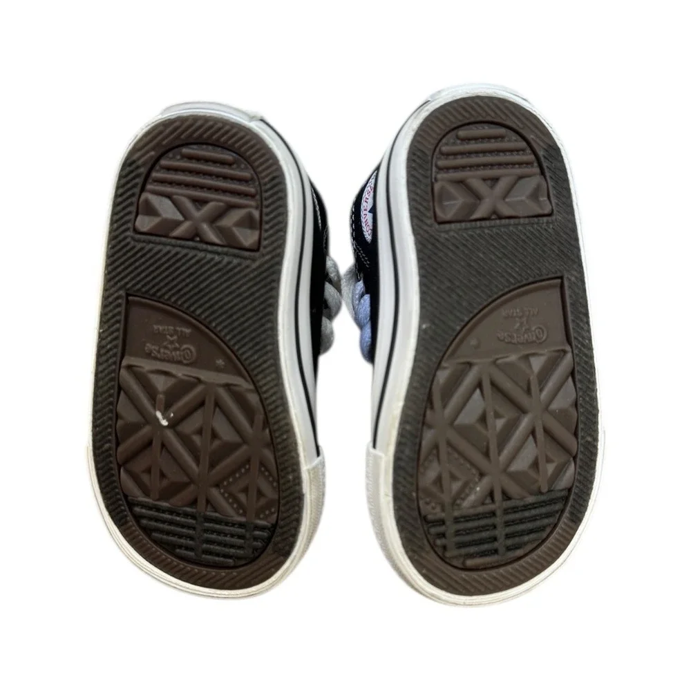 Converse Chuck Taylor All Star High Top Black‎ White Infant Size 3